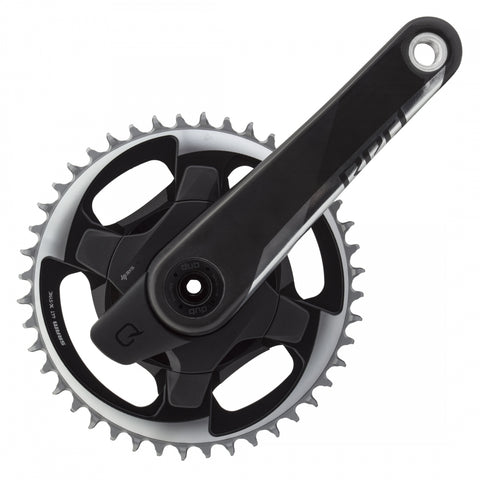 SRAM, Red 1 AXS Quarq, Power Meter Crankset, Speed: 12, Spindle: 28.99mm, BCD: Direct Mount, 44, DUB, 170mm, Black, Road