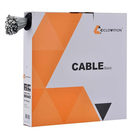 Ciclovation, Galvanized Brake 1.6, Brake cable, MTB, Box of 100, Steel, 1700mm
