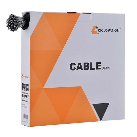 Ciclovation, Galvanized Brake 1.6, Brake cable, Road, Shimano, Box of 100, Steel, 1700mm