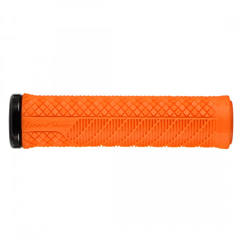 Grips Lizard Lock-On Sgl Charger Evo Or/Bkclmp