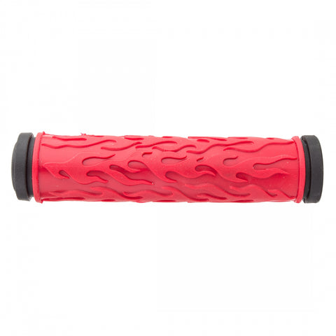 Grips Sunlt Mtb Flame Dual Compond Rd/Bk