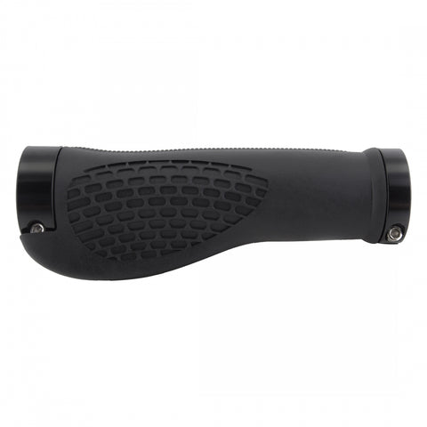 Grips Sunlt Ergo Form 130Mm Bk Dual Locking