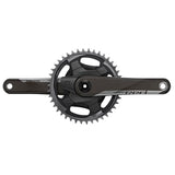 SRAM, Red 1 AXS Quarq, Power Meter Crankset, Speed: 12, Spindle: 28.99mm, BCD: Direct Mount, 44, DUB, 175mm, Black, Road