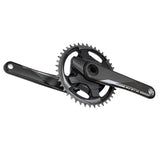 SRAM, Red 1 AXS Quarq, Power Meter Crankset, Speed: 12, Spindle: 28.99mm, BCD: Direct Mount, 44, DUB, 175mm, Black, Road