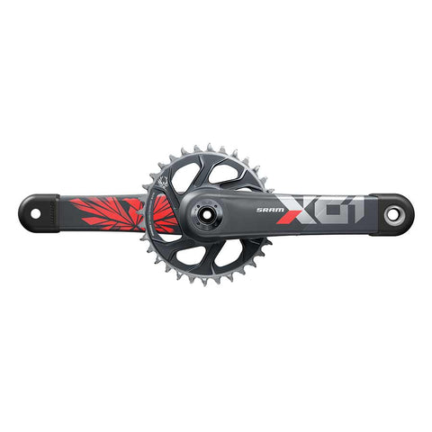 SRAM, X01 Eagle DUB C3, Crankset, Speed: 11/12, Spindle: 28.99mm, BCD: Direct Mount, 32, DUB, 170mm, Red, SuperBoost+