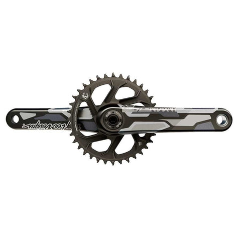 Truvativ, Descendant CoLab DH DUB, Crankset, Spindle: 28.99mm, 36, DUB, 170mm, Black, DH