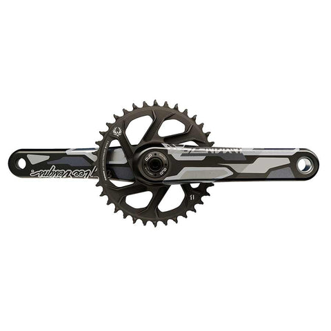 Truvativ, Descendant CoLab DH DUB, Crankset, Spindle: 28.99mm, 32, DUB, 165mm, Black, Boost