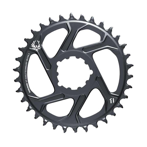 SRAM, Eagle, Chainring, Teeth: 32, Speed: 11/12, BCD: Direct Mount, Aluminum, Lunar/Polar Grey, 6mm