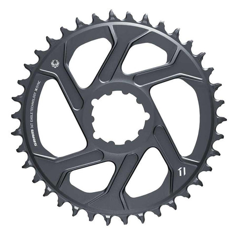 SRAM, Eagle, Chainring, Teeth: 36, Speed: 11/12, BCD: Direct Mount, Aluminum, Lunar/Polar Grey, 6mm