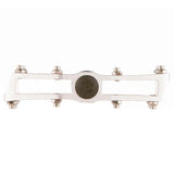Eclypse, RALB, Platform Pedals, Body: Alloy, Spindle: Cr-Mo, 9/16'', Silver, Pair