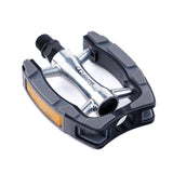 Eclypse, Saunter, Pedals, Body: Aluminum/Composite, Spindle: Cr-Mo, 9/16'', Black, Pair