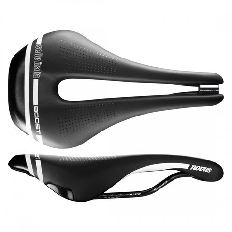Selle Italia, Novus Boost TM Superflow, Saddle, 256 x 146mm, 270g, Black