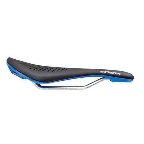 Spank, Oozy 220, Saddle, 265 x 144mm, Unisex, 280g, Black/Blue