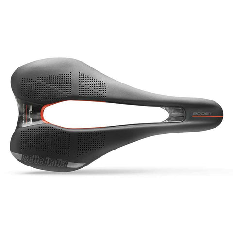 Selle Italia, SLR Boost Kit Carbonio Superflow S, Saddle, 248 x 130mm, Men, 122g, Black