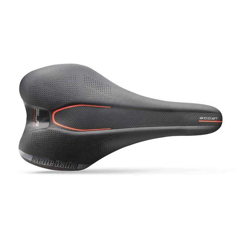 Selle Italia, SLR Boost Kit Carbonio S, Saddle, 248 x 130mm, Men, 132g, Black