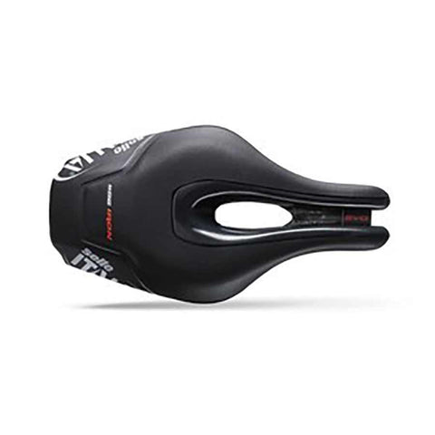 Selle Italia, Iron EVO Kit Carbonio Superflow SD, Saddle, 256 x 132mm, Men, 240g, Black