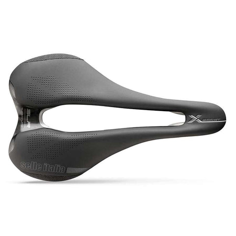 Selle Italia, SLR Boost X-Cross Superflow L, Saddle, 248 x 145mm, 200g, Black