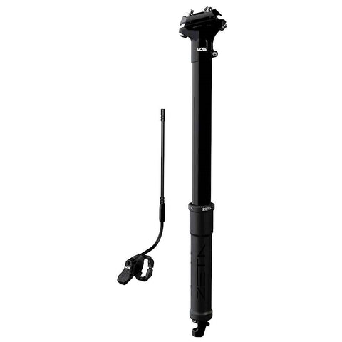 Kind Shock, ZETA, Adjustable seatpost, 31.6mmx435mm, Travel: 50mm, 0mm offset, Black, Handlebar remote