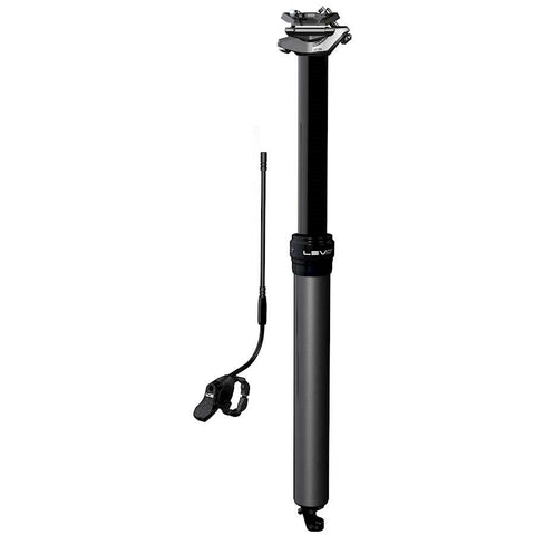 Kind Shock, LEV CI, Adjustable seatpost, 31.6mmx440mm, Travel: 150mm, 0mm offset, Black, Handlebar remote