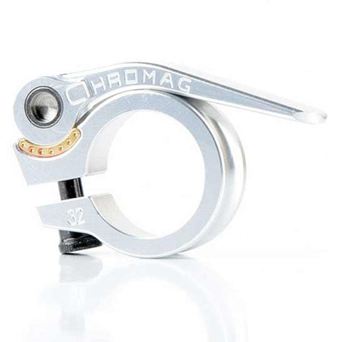 Chromag, Seatpost clamp with QR, 35mm, Silver
