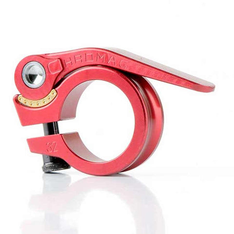 Chromag, Seatpost clamp with QR, 35mm, Red