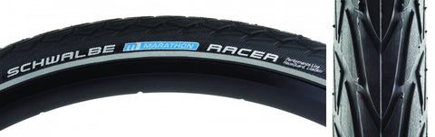 Schwalbe, Marathon Racer, Tire, 20''x1.50, Wire, Clincher, RoadStar, RaceGuard, 67TPI, Black