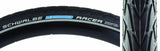 Tires Schwalbe Marathon Racer Perf Lite Raceguard 26X1.5 Bk/Bsk/Ref Sp-Grip E25 Wire