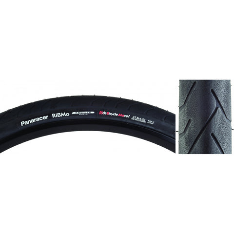 Panaracer, Ribmo Protite, Tire, 27.5''x1.50, Wire, Clincher, Mile Cruncher, 800D Strong Cord, 27TPI, Black