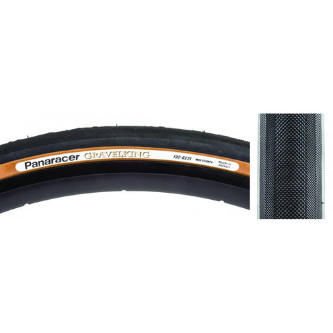 Panaracer, Gravelking, Tire, 700x35C, Folding, Tubeless Ready, ZSG Natural, Anti-Flat Casing, Brown