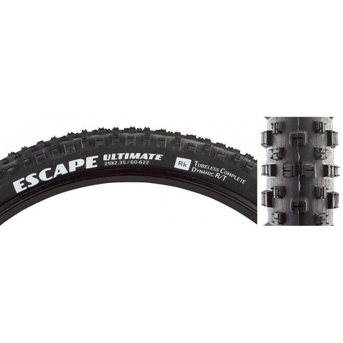 Goodyear, Escape, Tire, 29''x2.35, Folding, Tubeless Ready, Dynamic:R/T, Ultimate, 120TPI, Black