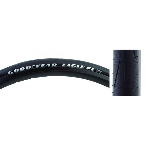 Goodyear, Eagle F1, Tire, 700x25C, Folding, Tubeless Ready, 120TPI, Black