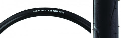 Goodyear, Vector 4Seasons, Tire, 700x28C, Folding, Clincher, 120TPI, Black