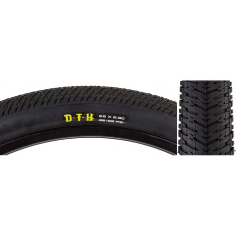 Maxxis, DTH, Tire, 26''x2.30, Wire, Clincher, Single, 60TPI, Black