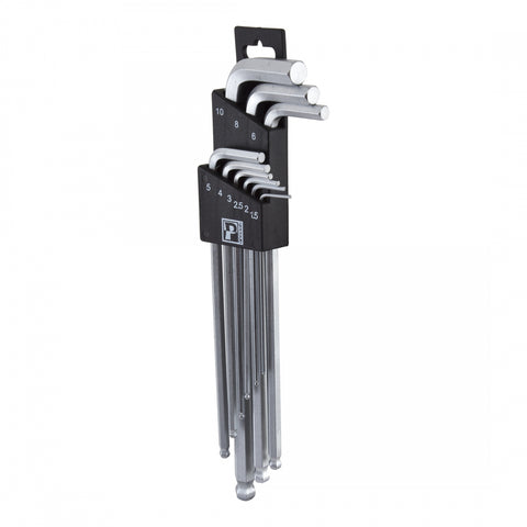 Pedro's L Hex Wrench Set 9Piece Metric Hex Wrench Set With Holder