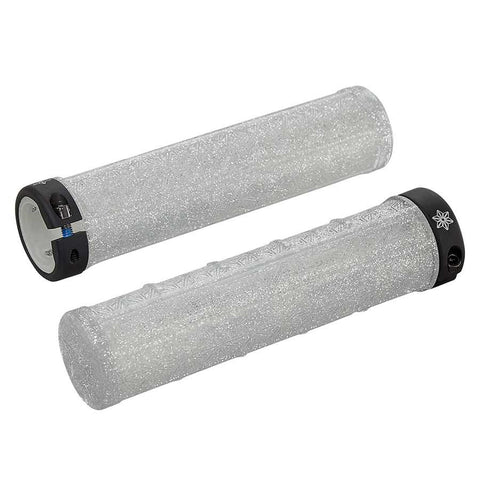 Supacaz, Grizips Bling, Grips, 135mm, Silver Bling, Pair