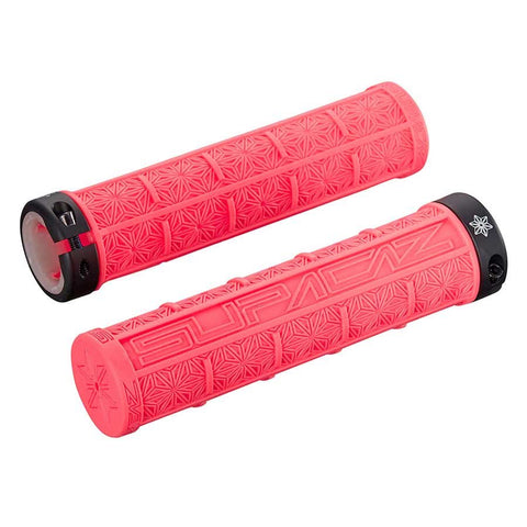 Supacaz, Grizips TruNeon, Grips, 135mm, Hot Pink, Pair