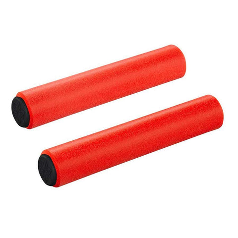 Supacaz, Siliconez, Grips, 130mm, 32mm, Red, Pair