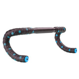 Supacaz, Super Sticky Kush - Galaxy, Handlebar Tape, Neon Blue Print