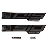 RockShox, SID SL Ultimate Decal Kit, Gloss Polar for Gloss Black Lowers