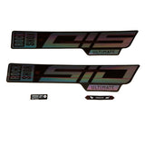 RockShox, SID 35 Ultimate Decal Kit, Gloss Rainbow for Gloss Black Lowers
