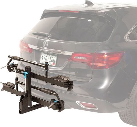 RockyMounts MonoRail Hitch Bike Rack - 2-Bike 2 Receiver Black