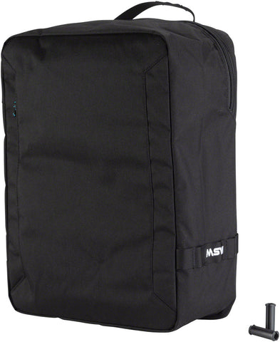 MSW Black top Pannier Bag Black