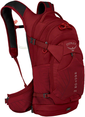 Osprey Raptor 14 Hydration Pack Wildfire Red