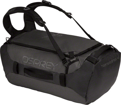 Osprey Transporter 40 Duffel Bag: Black