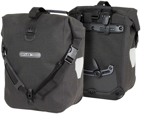 Ortlieb SportRoller High Visibility 25 Liter Pair Black