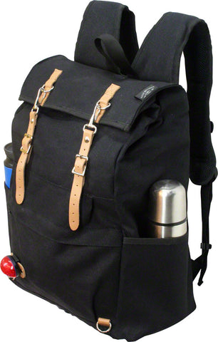 Banjo Brothers Canvas Cycling Rucksack Black