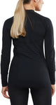 Craft Active Intensity Long Sleeve Crew Neck Top Black/Asphalt WoMen's