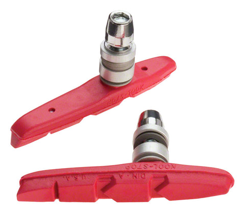 Kool Stop, Thinline, Cantilever Brake Pads, Threaded posts, Ceramic, Red, Pair