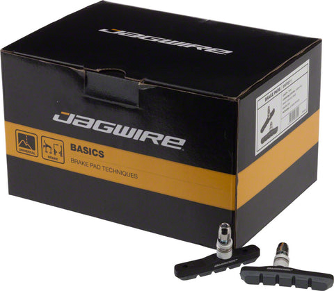 Jagwire Mountain Sport Brake Pads Threaded Post Box of 25 Pair GRAY