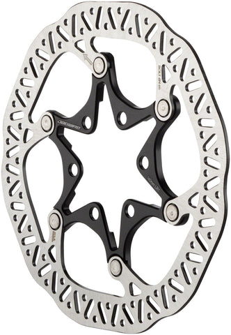 Jagwire Pro LR1 Disc Brake Rotor 140mm 6Bolt Silver/Black